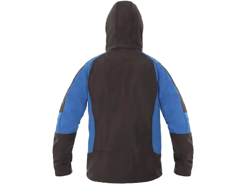 Pánská softshell bunda CXS SACRAMENTO, šedo-modrá, vel. XL